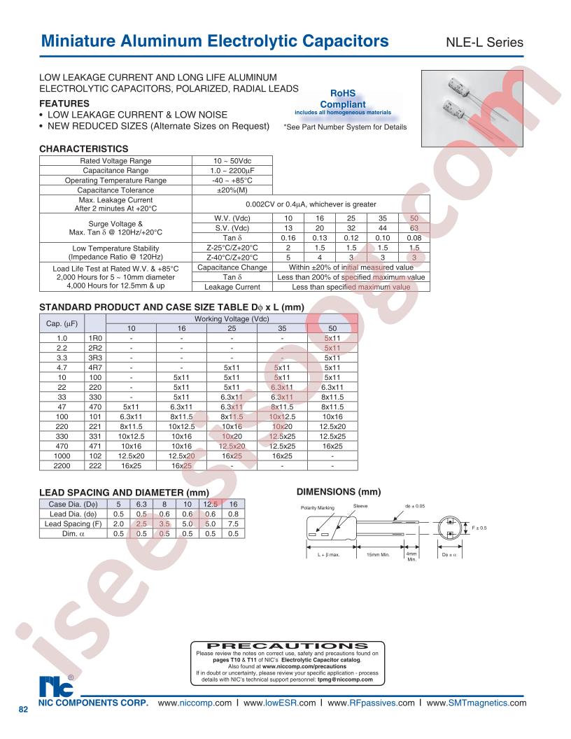 NLE-L2R2M50V5x11F