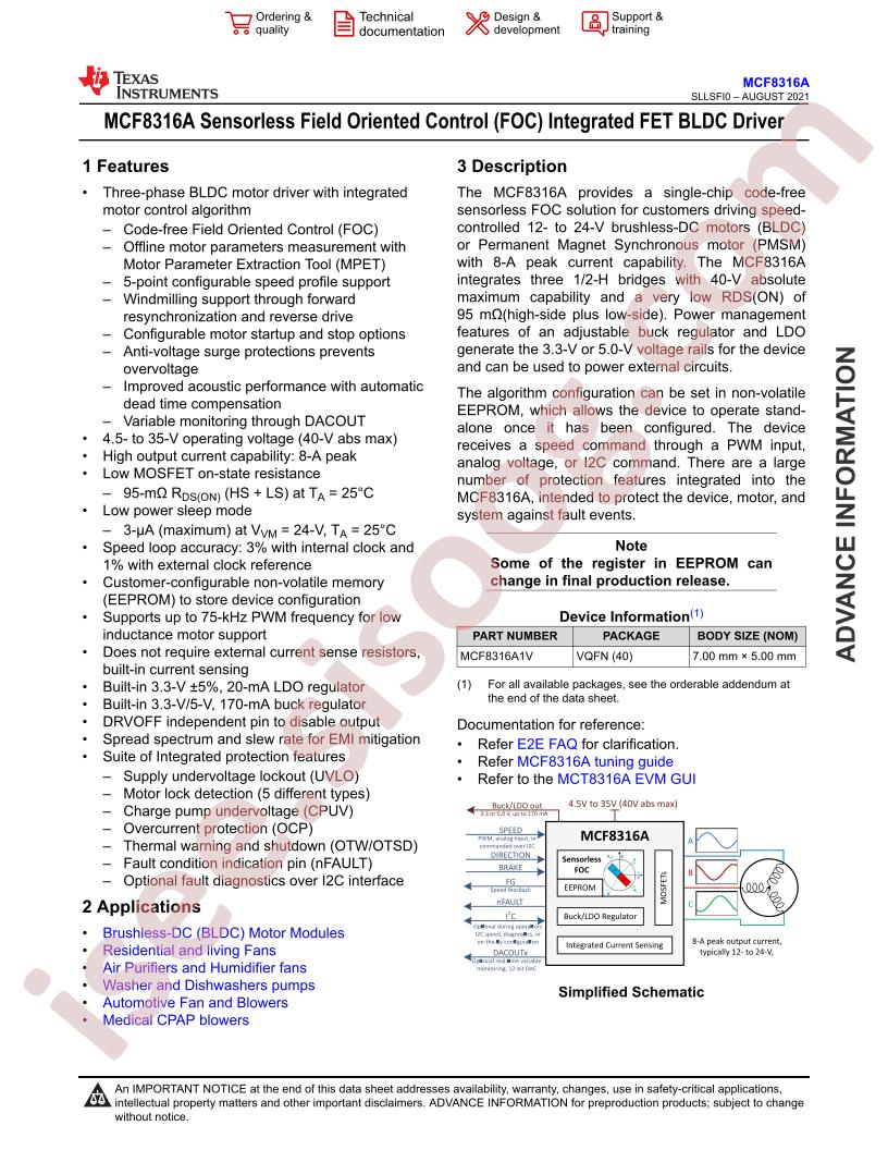 MCF8316A