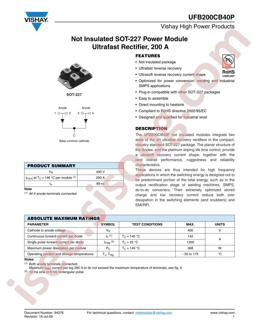 UFB200CB40P