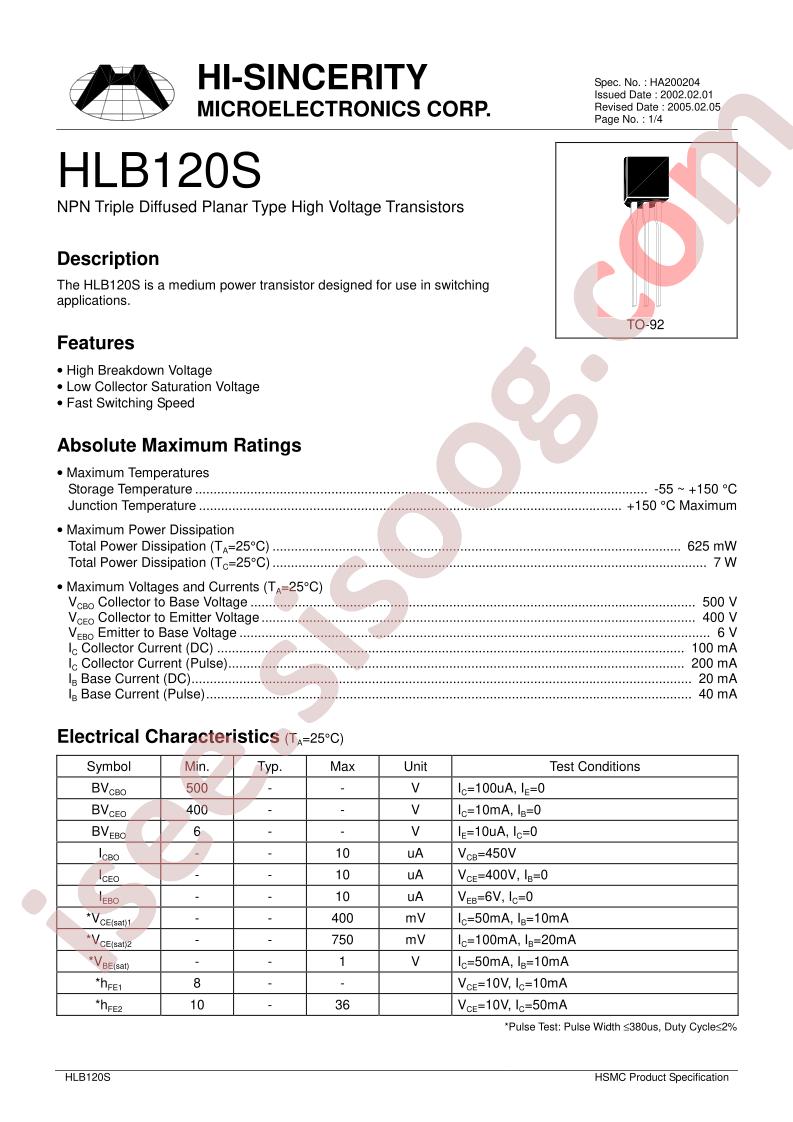 HLB120S
