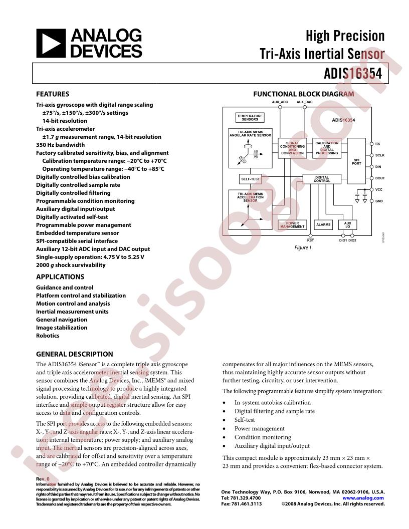 ADIS16354