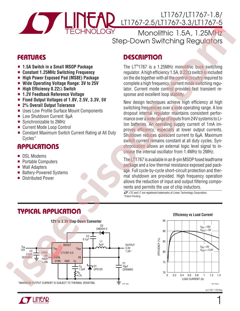 LT1767EMS8-5