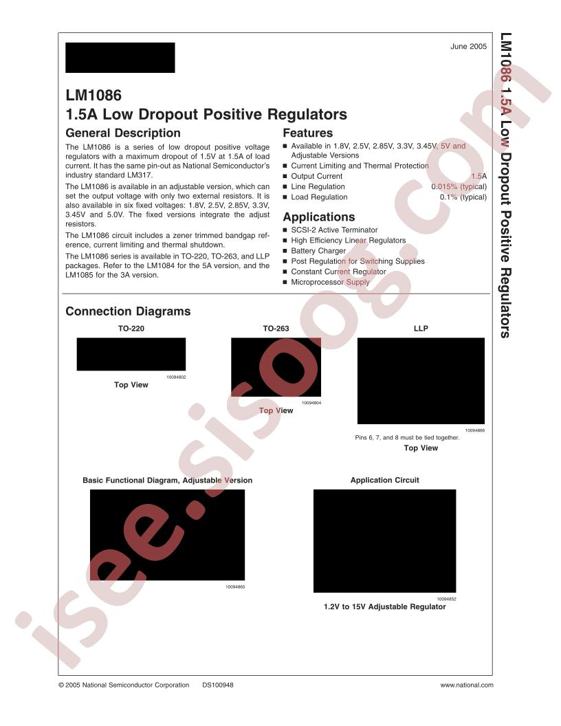 LM1086CT-ADJ