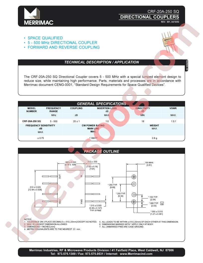 CRF-20A-250SQ