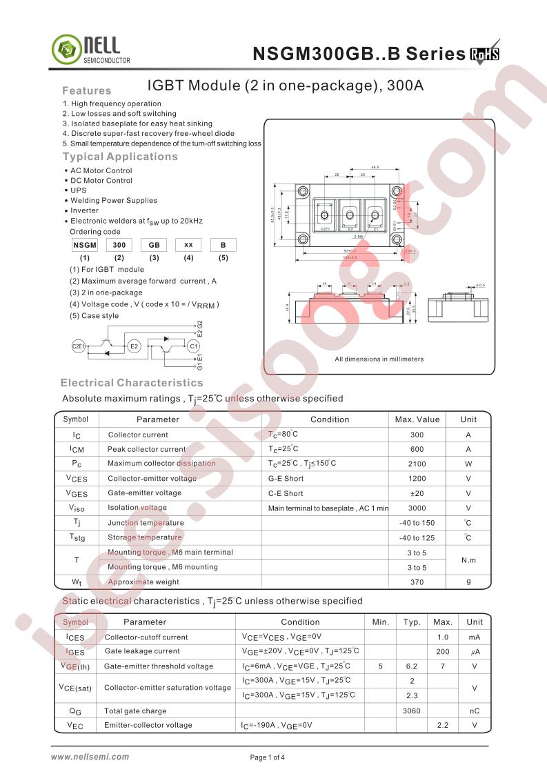 NSGM300GB12B