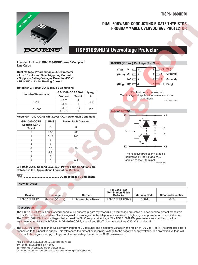 TISP61089HDMR-S