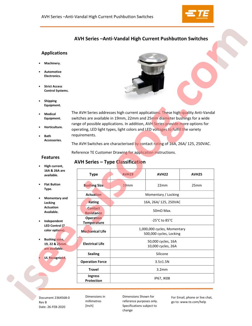 AVH-19LSSFP1121604