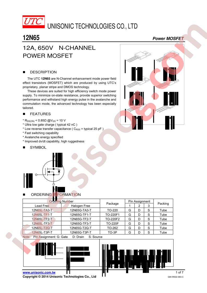 12N65L-TF1-T