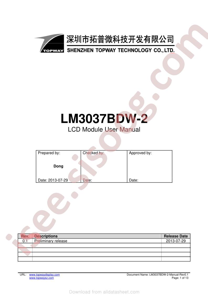 LM3037BDW-2