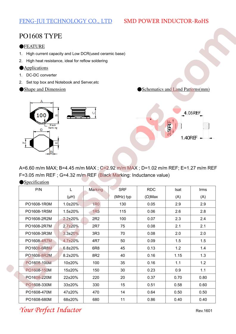 PO1608-100M