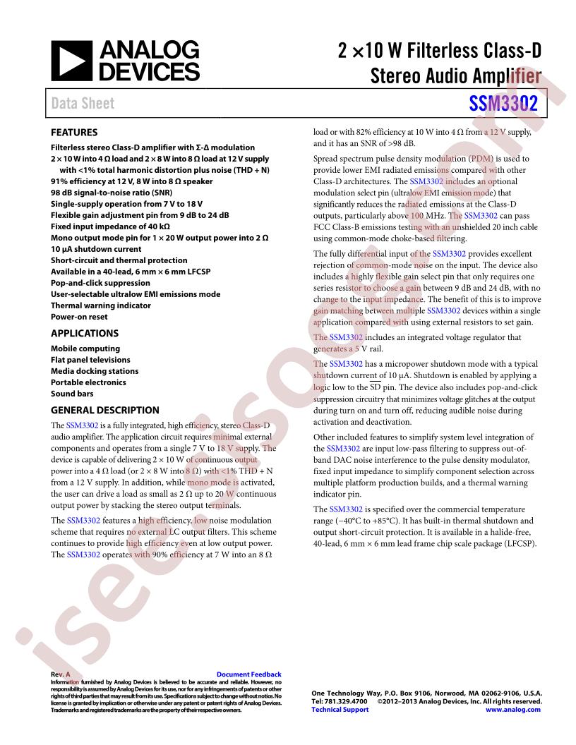SSM3302ACPZ
