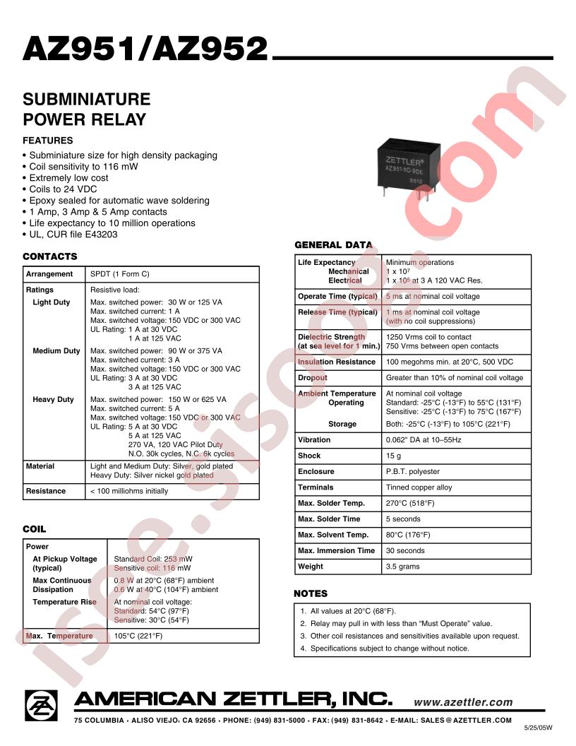 AZ952-1C-12DSE