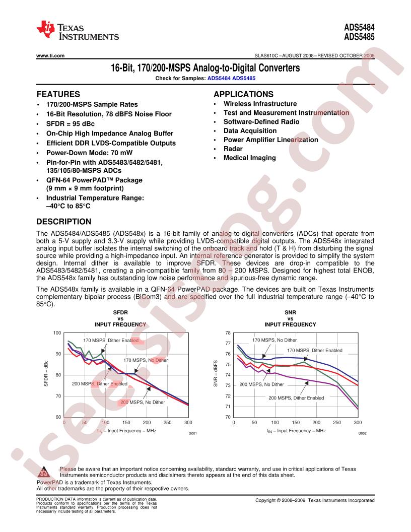 ADS5484IRGCT