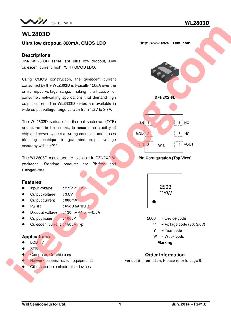 WL2803D