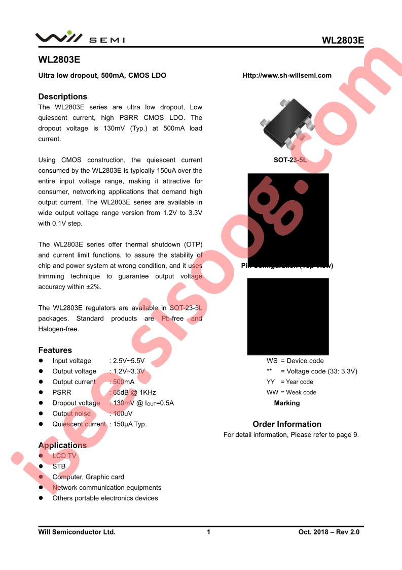 WL2803E