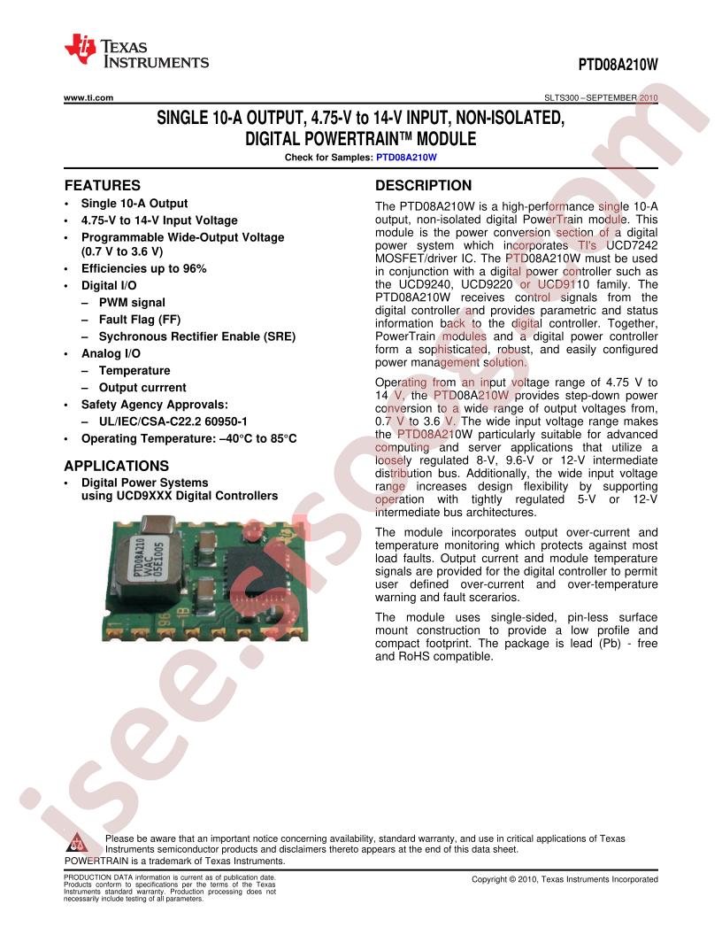 PTD08A210W