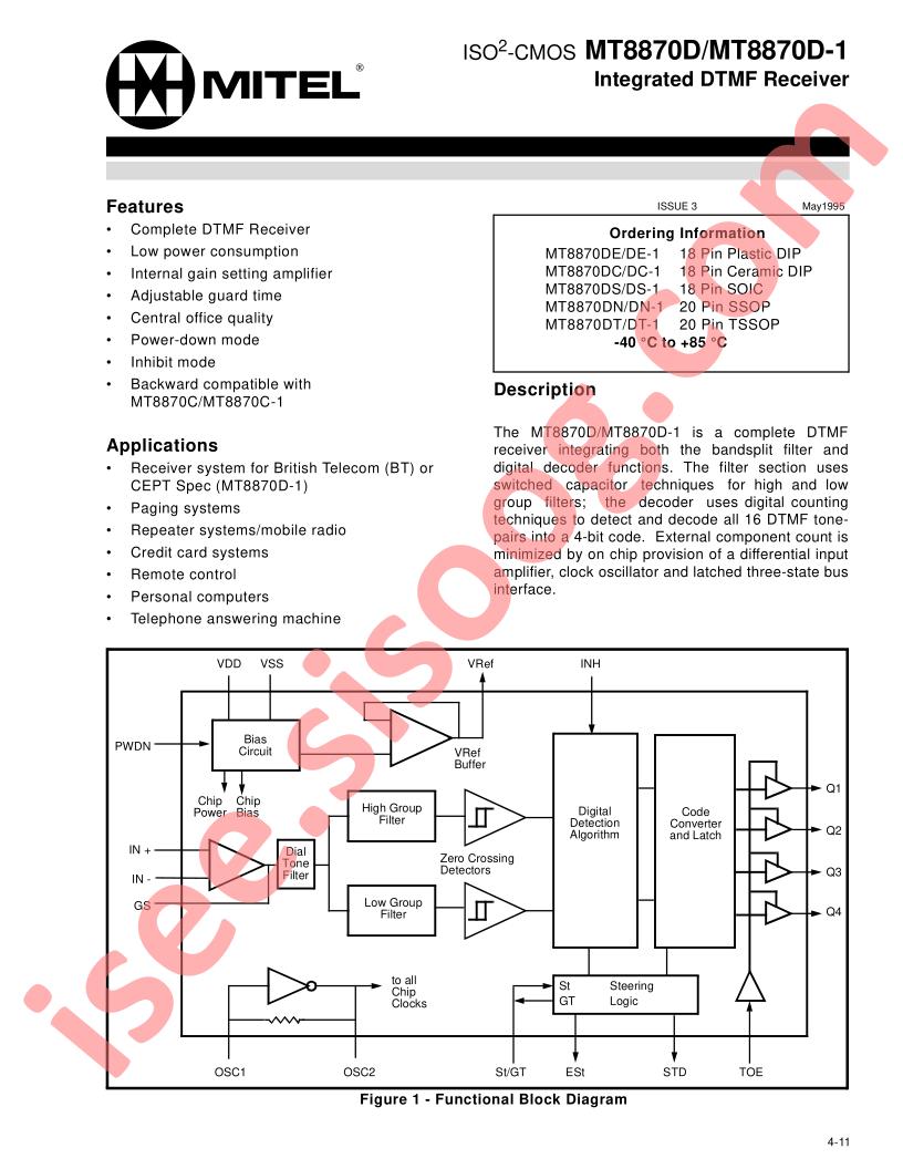 MT8870DC