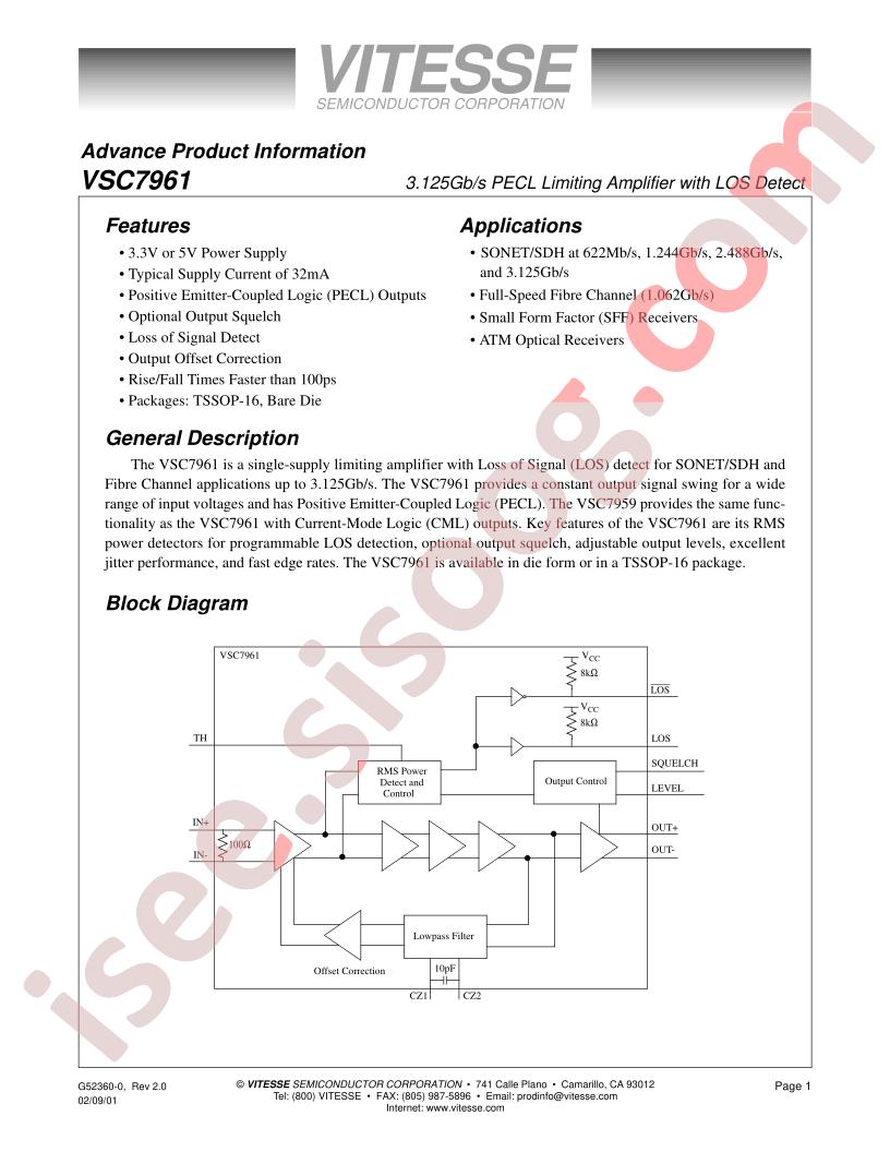 VSC7961