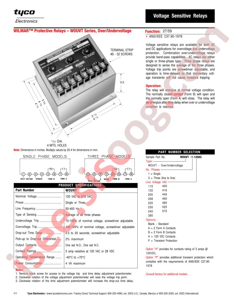 WOUVT-1-120AC