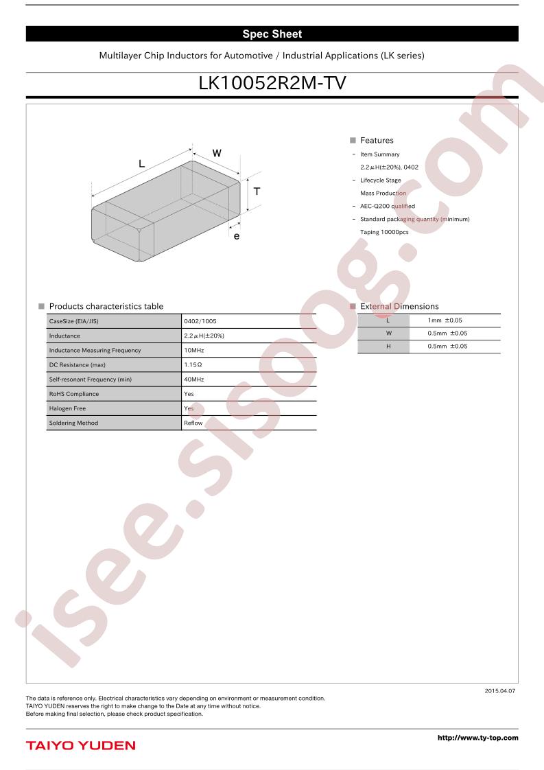 LK10052R2M-TV