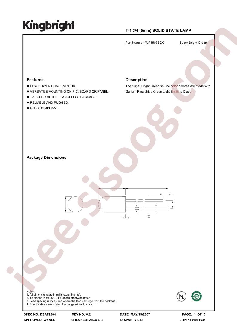WP1503SGC