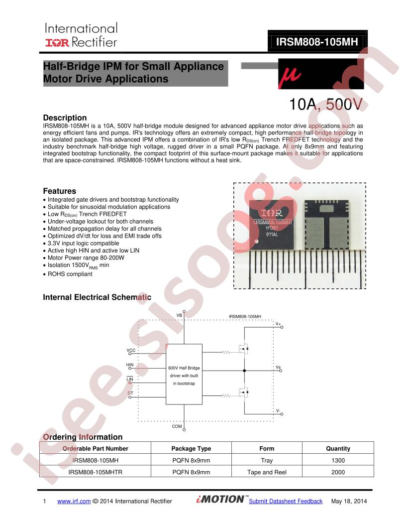 IRSM808-105MHTR