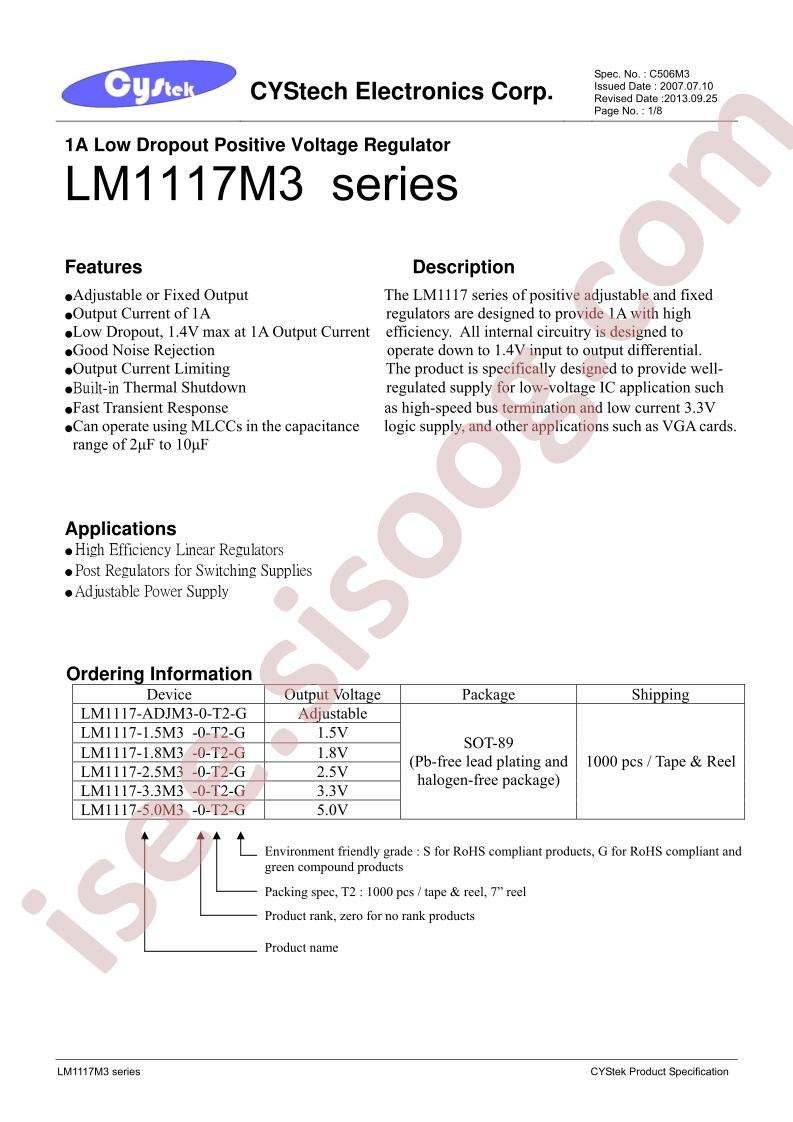 LM1117-XXXM3