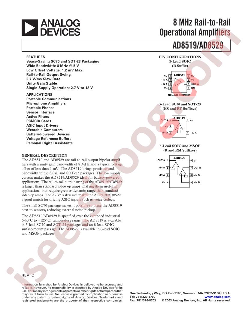 AD8529ARM