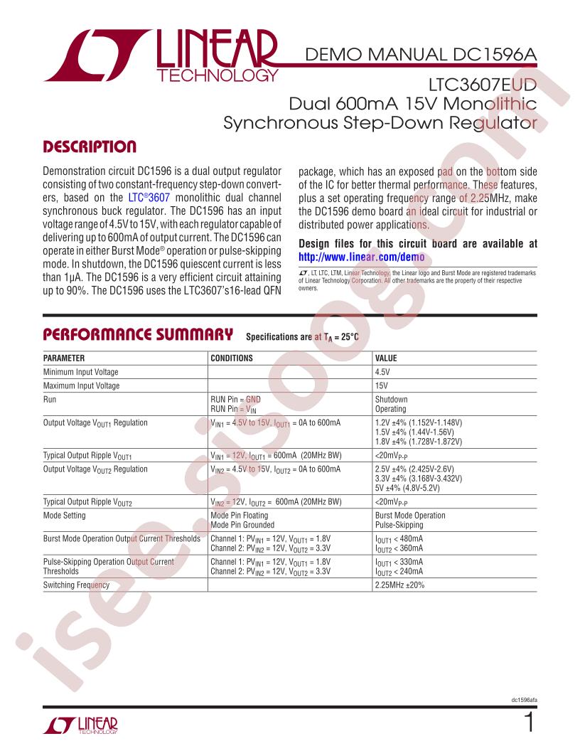 LTC3607EUD