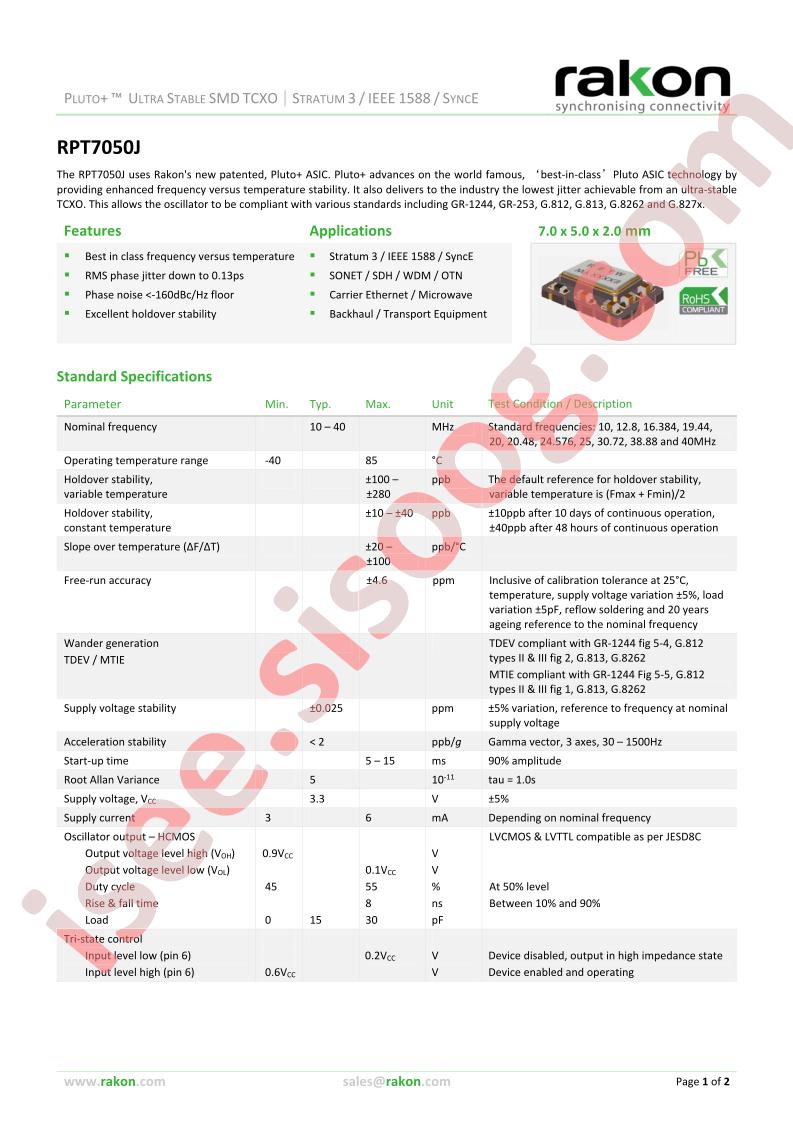 RPT7050J