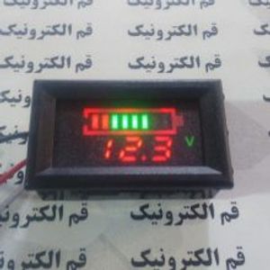 ماژول نشانگر ظرفیت باتری12 ولت پنلی با نمایشگر ولتاژ باتری