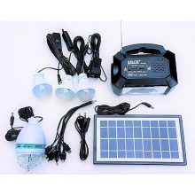 پکیج خورشیدی GD-8050 چراغ اضطراری و اسپیکر خورشیدی
