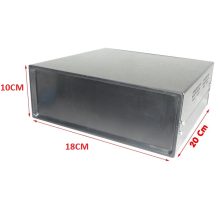 جعبه فلزی با پانل پلاستیکی W:180*H:100 باطول 20 سانت