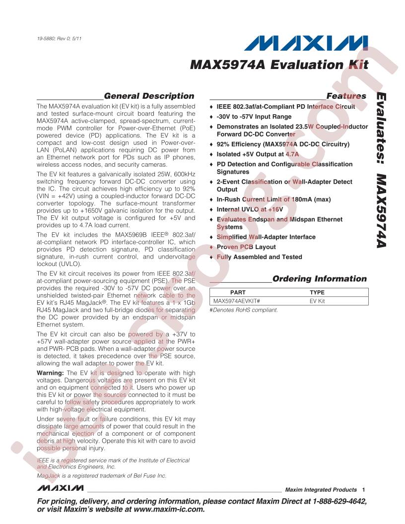 MAX5974AEVKIT