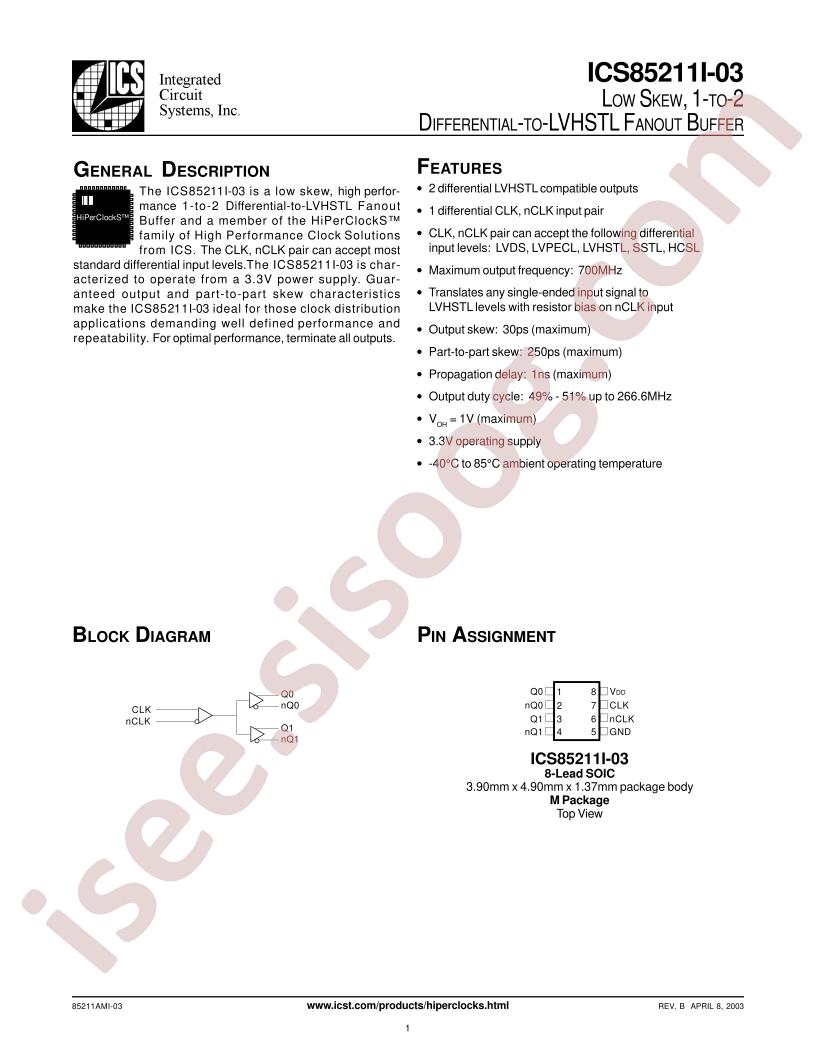 ICS85211I-03