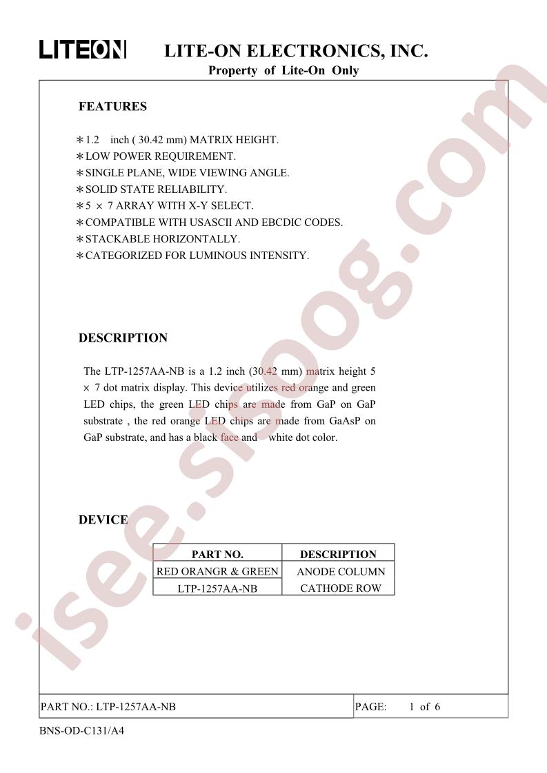 LTP-1257AA-NB