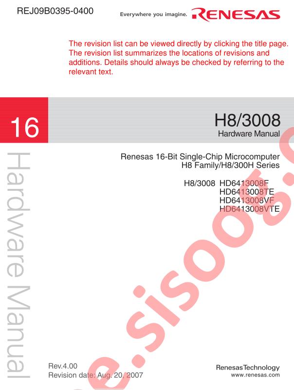 HD6413008TE