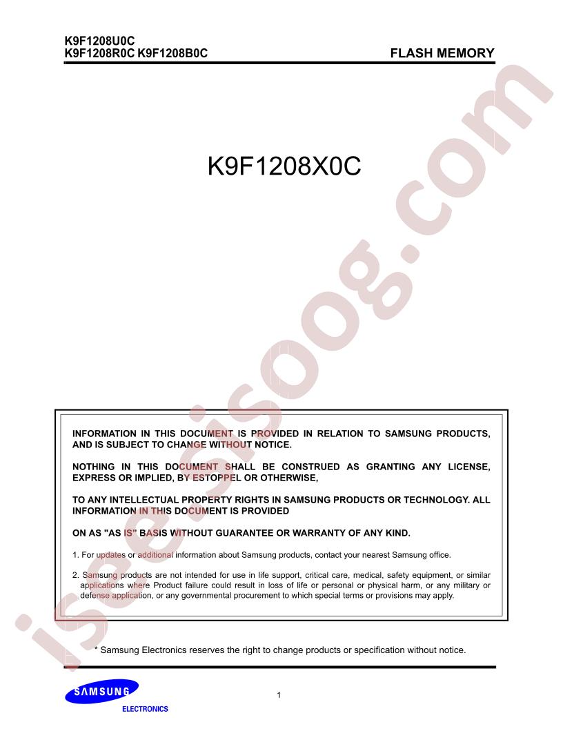 K9F1208X0C