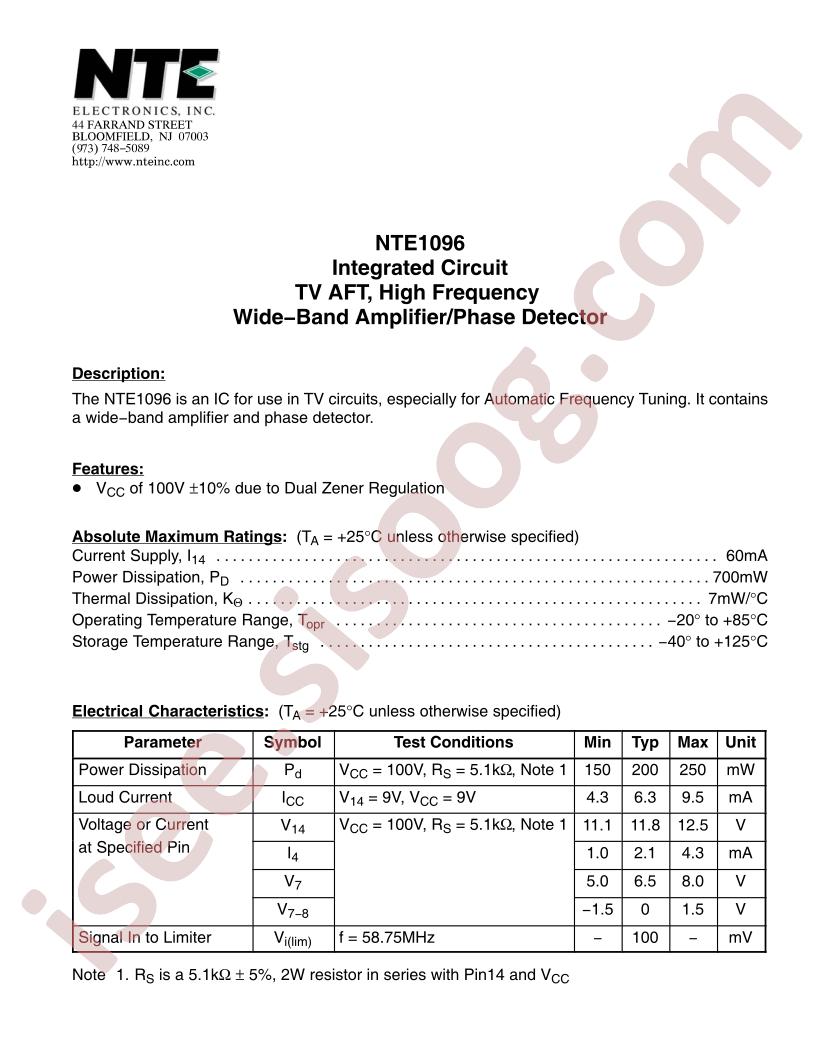 NTE1096