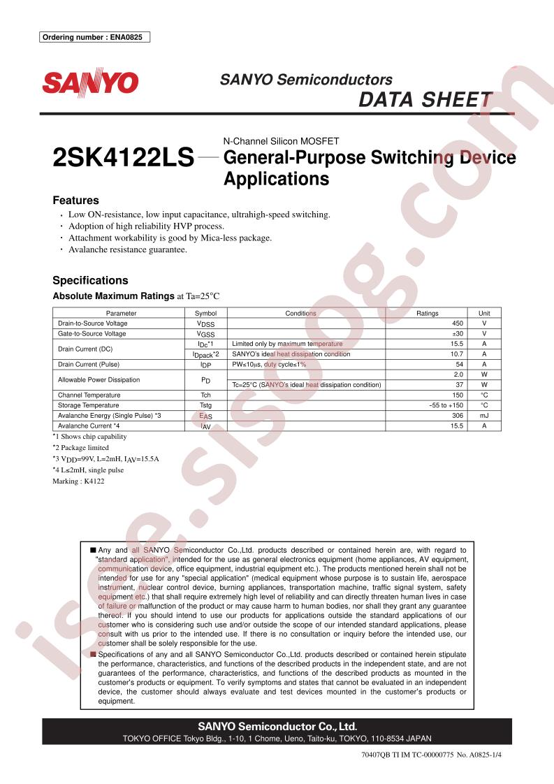 2SK4122LS