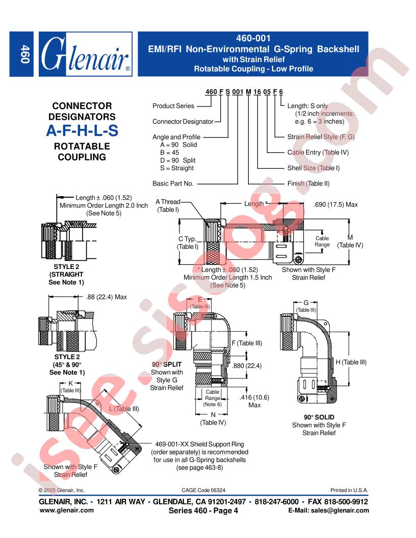 460AA001M16