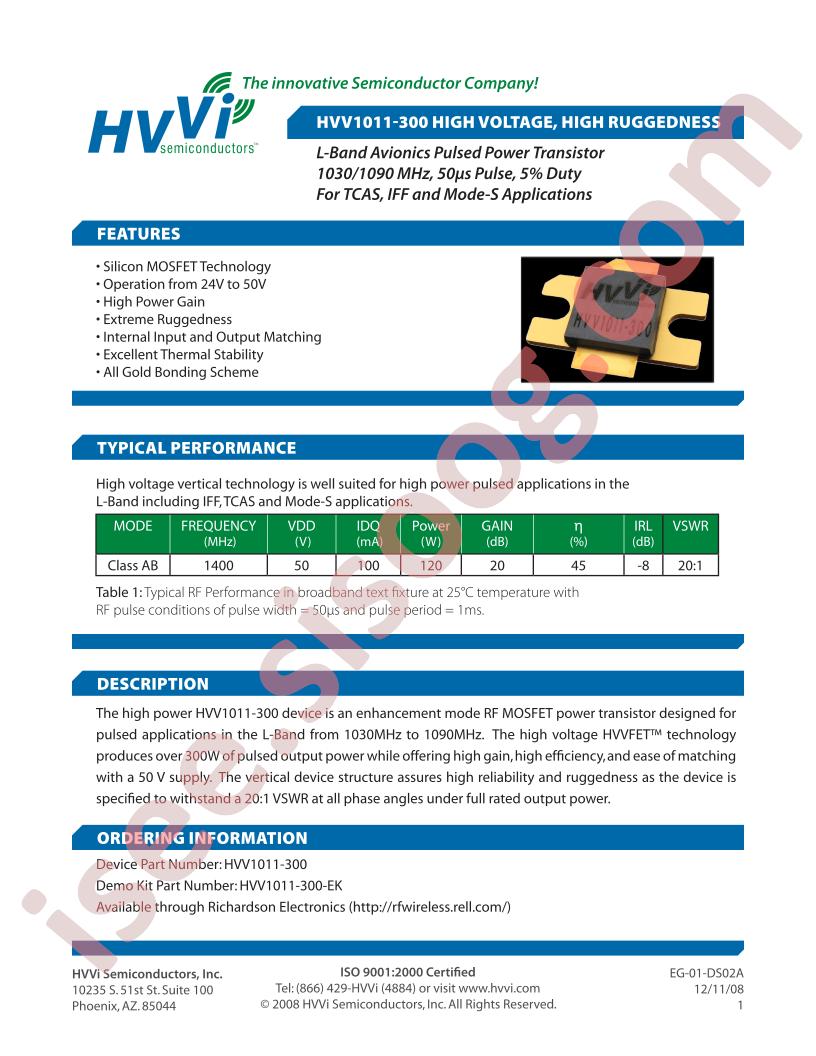 HVV1011-300-EK