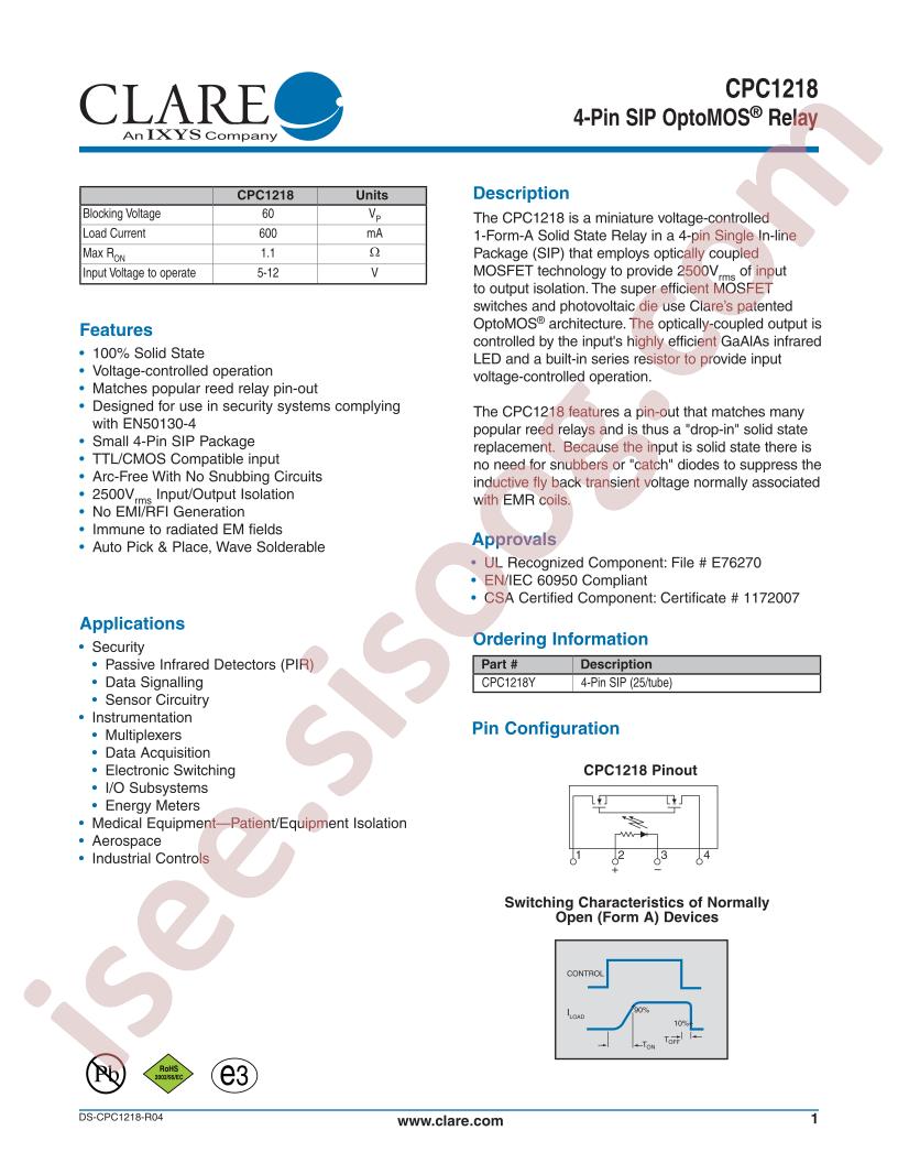 CPC1218Y