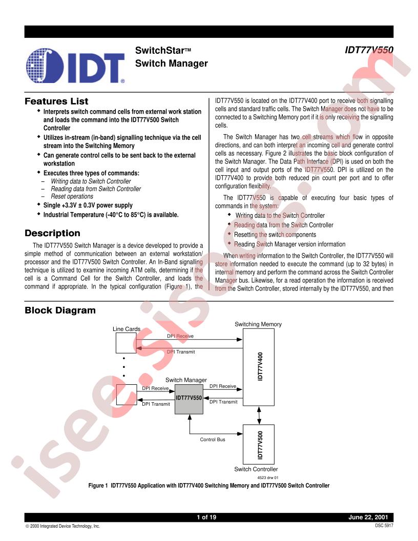 IDT77V550