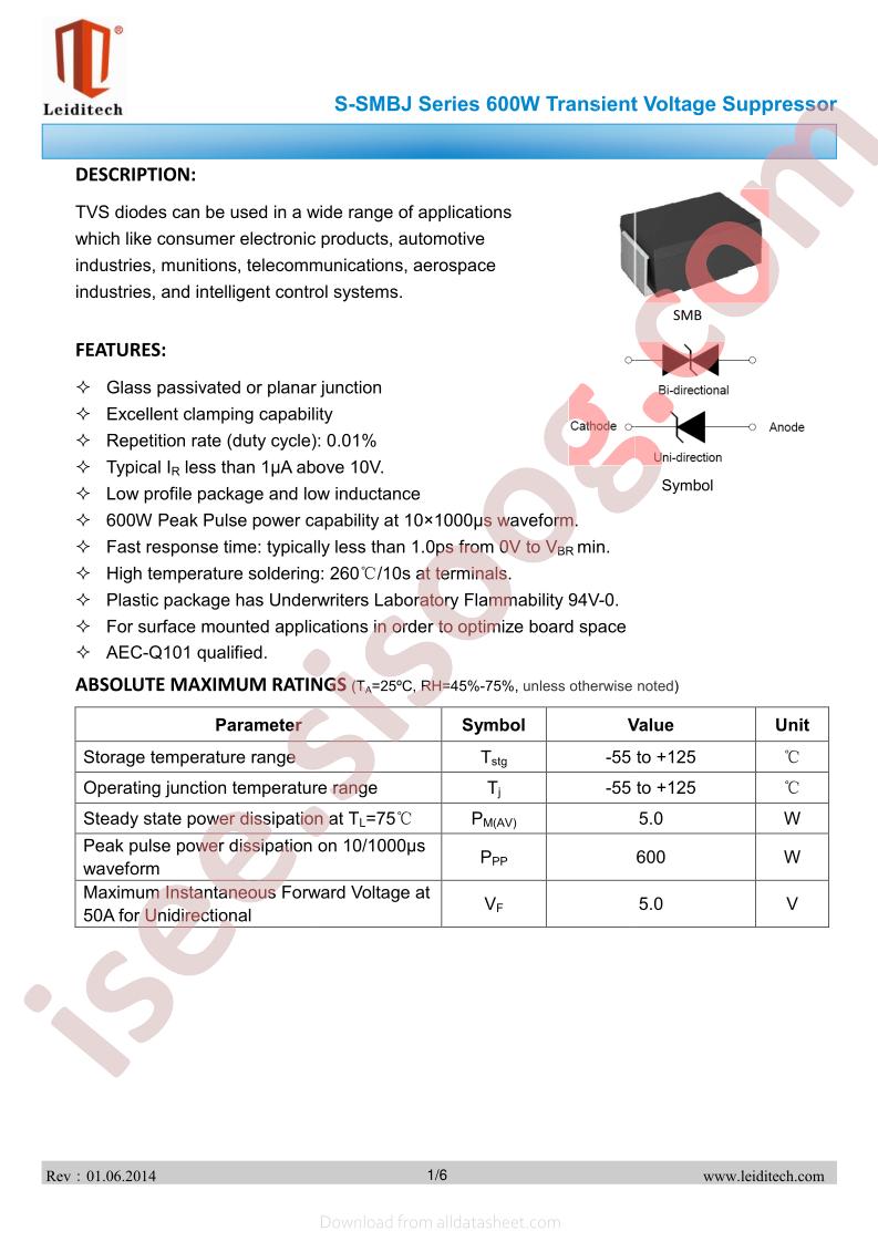 S-SMBJ100A