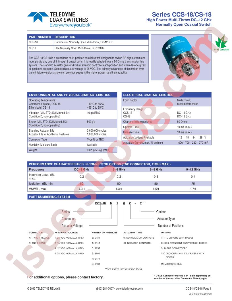 CCS-18N440-T