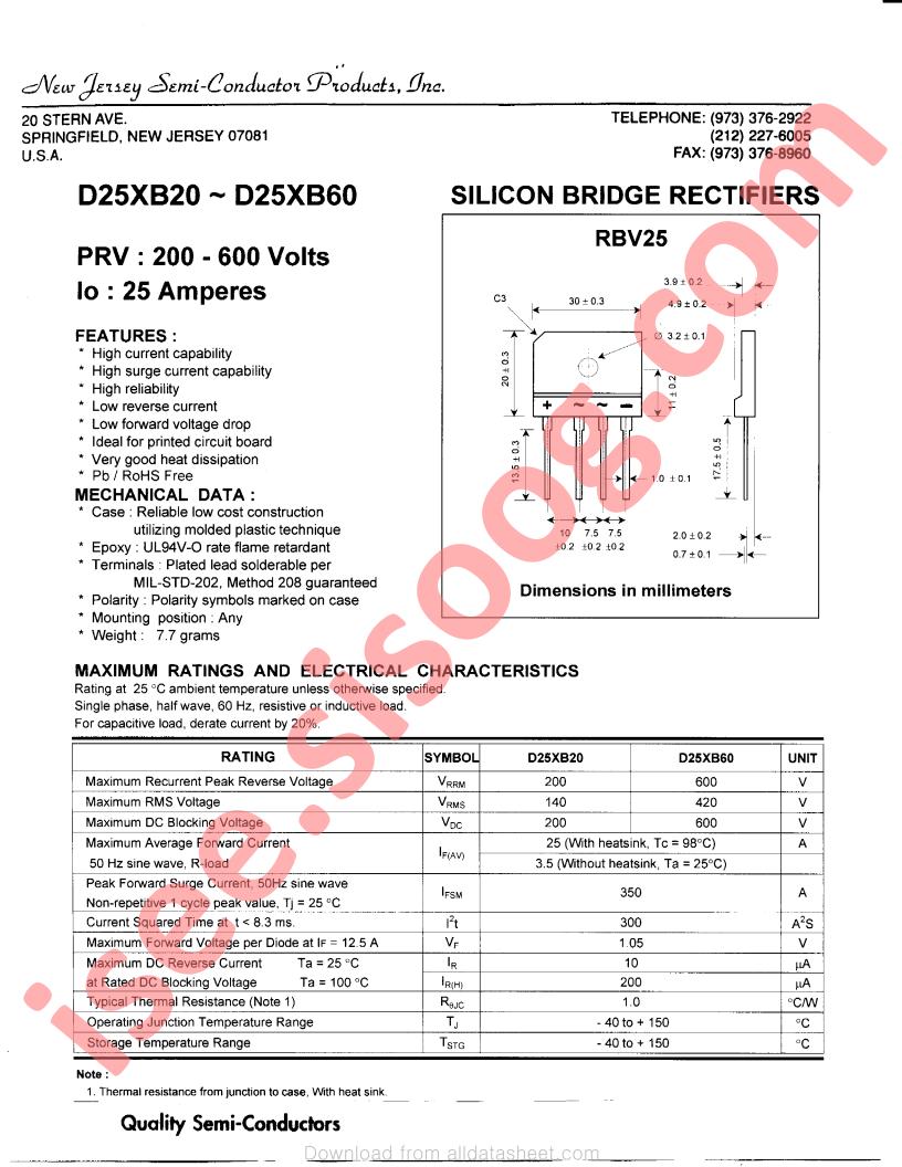 D25XB20