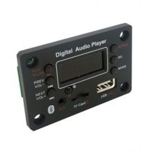 پخش کننده بلوتوثی 12V پنلی MP3 پشتیبانی از MicroSD و USB با ریموت کنترل