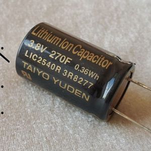 سوپر خازن 270 فاراد 3.8 ولت از نوع Lithium-ion ساخت TAIYO YUDEN ژاپن