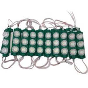 LED بلوکی 12 ولت لنز دار سبز